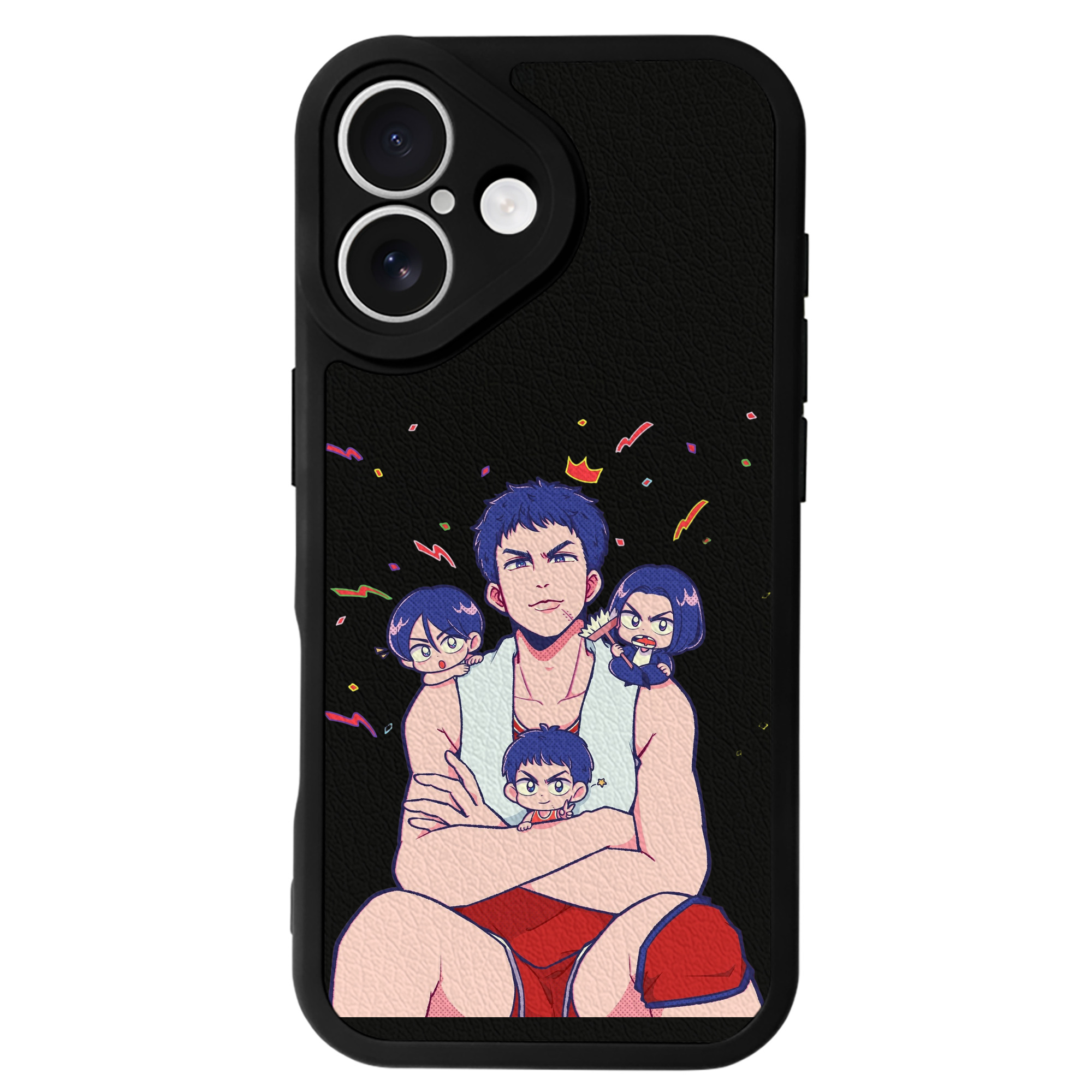 （画像用） SLAM DUNK／スラムダンク 【iPhone 16シリーズ対応】シリコンスマホケース（レザー調） 材質：シリコン